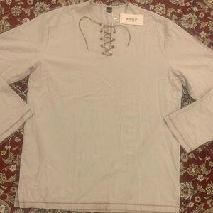JEMITOP LS Leather Lace Tie Jersey